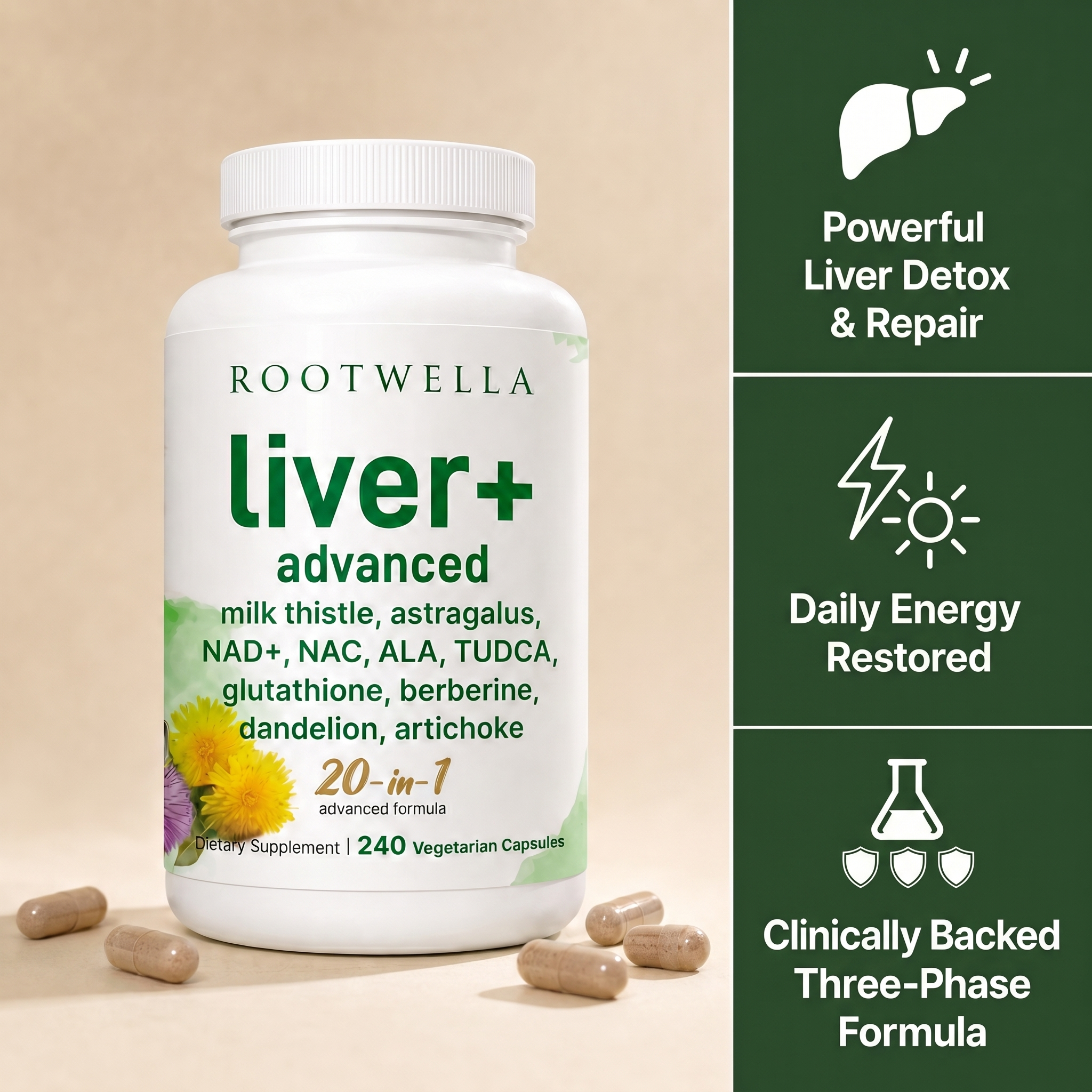 Liver+ Advanced 20 in 1 Capsules