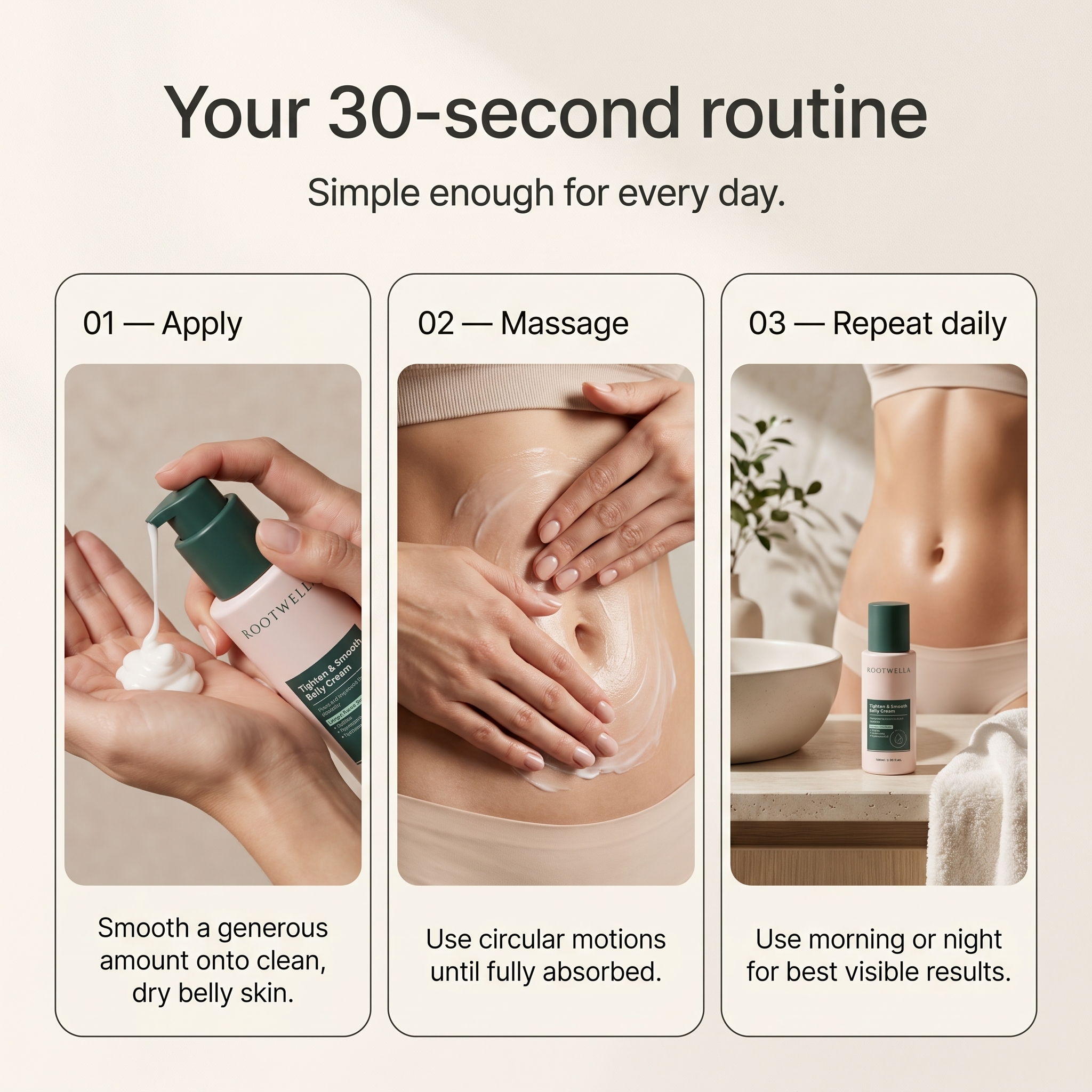 Tighten & Smooth Belly Cream