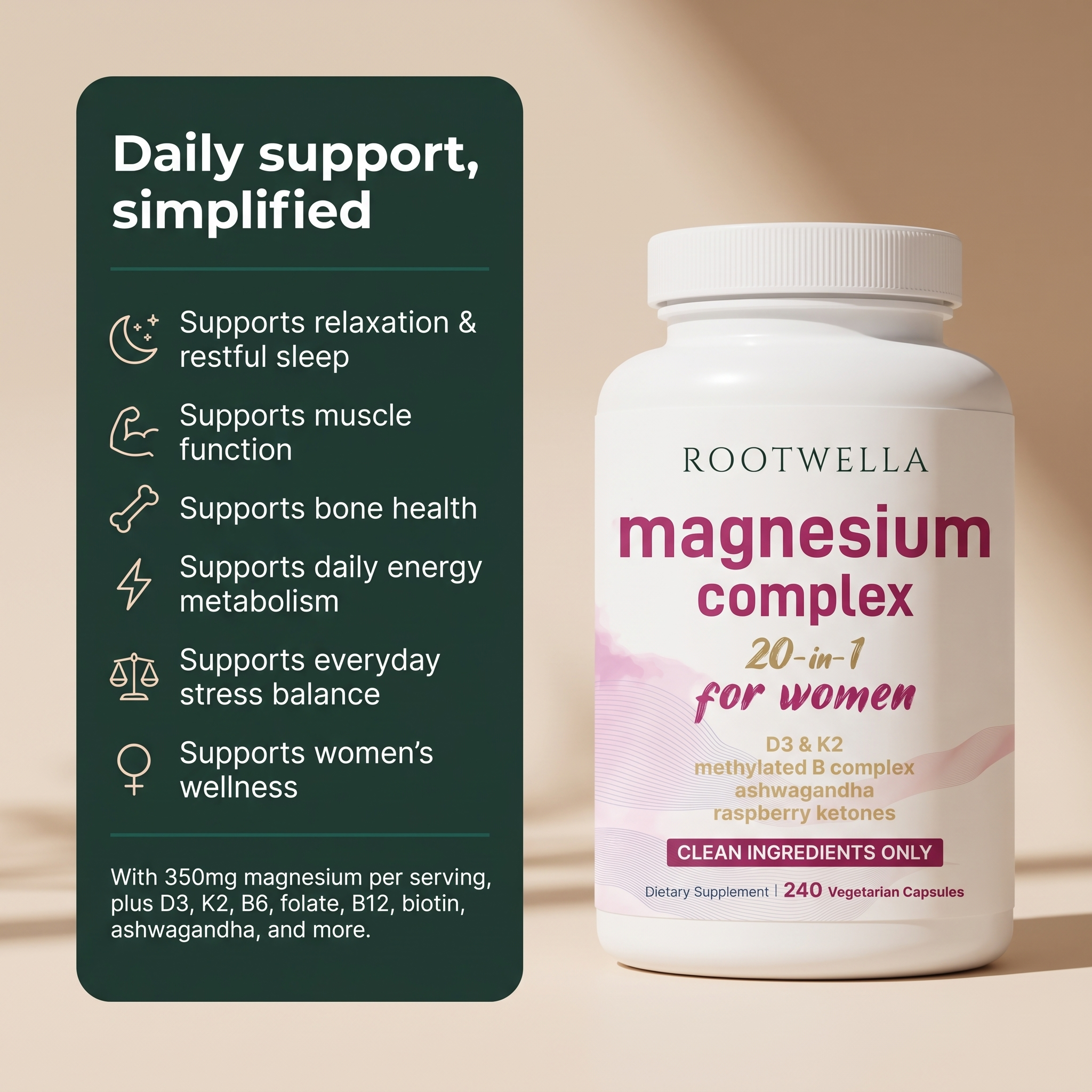 20-in-1 Magnesium Complex for Women