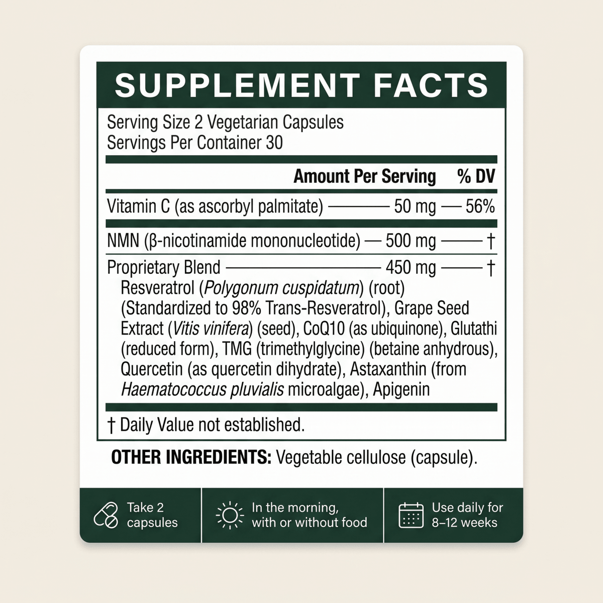 NMN Complex Capsules (1,000mg)