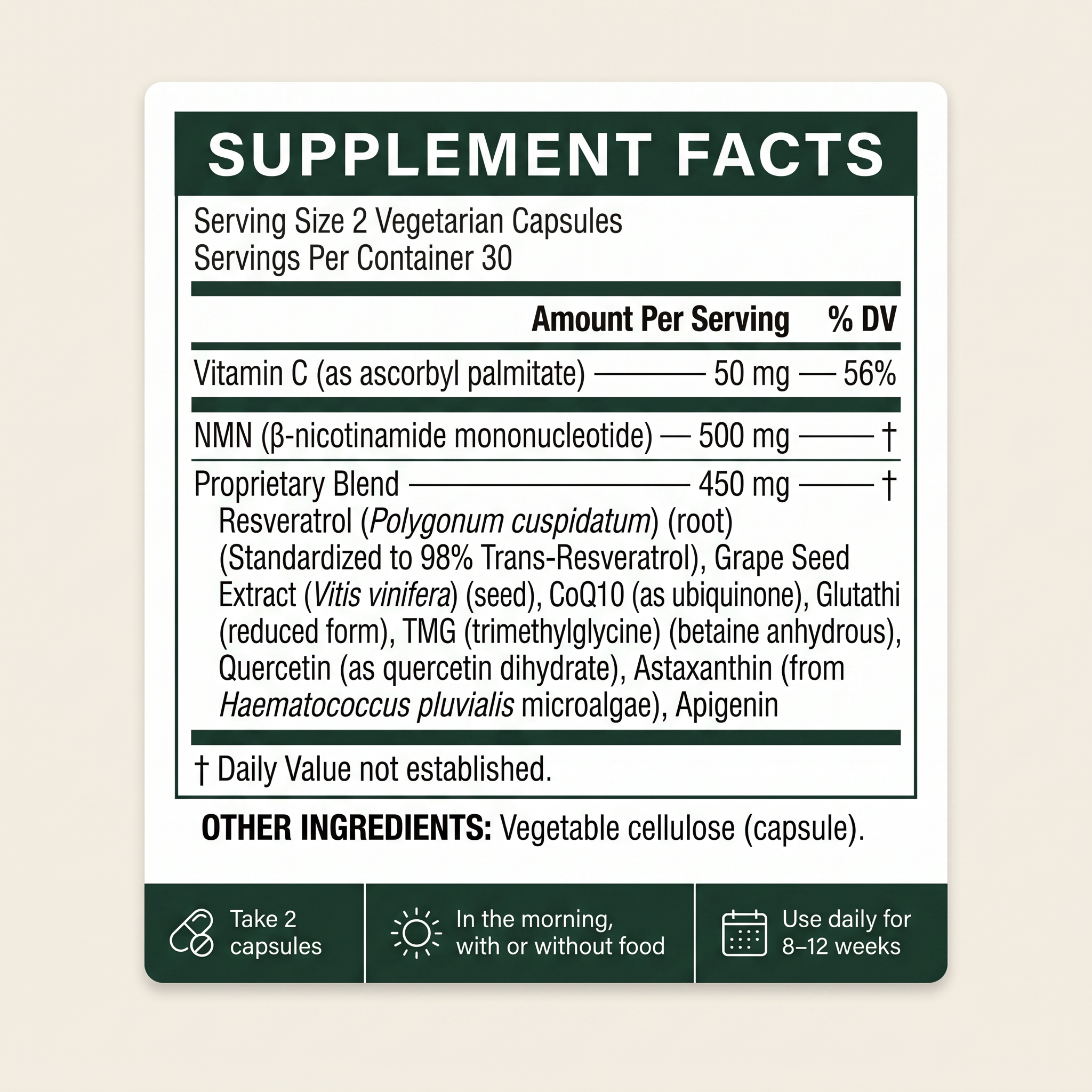 NMN Complex Capsules (1,000mg)
