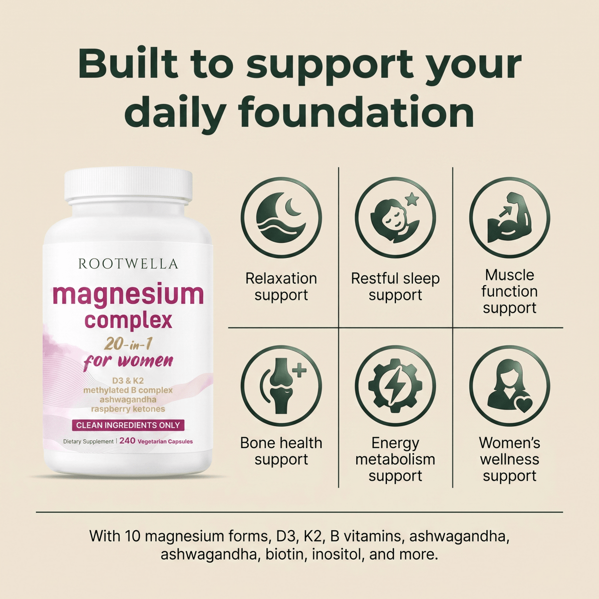 20-in-1 Magnesium Complex for Women
