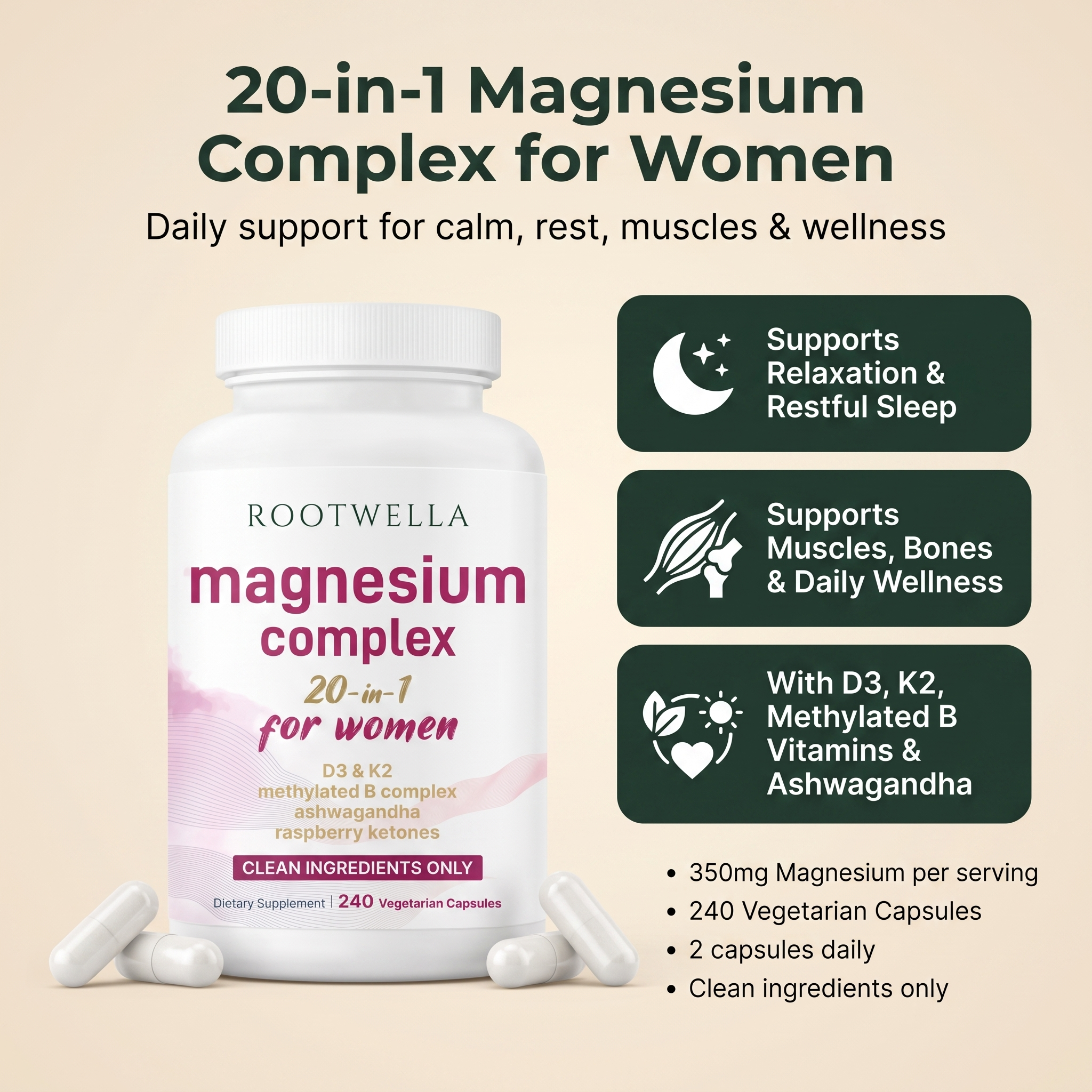 20-in-1 Magnesium Complex for Women