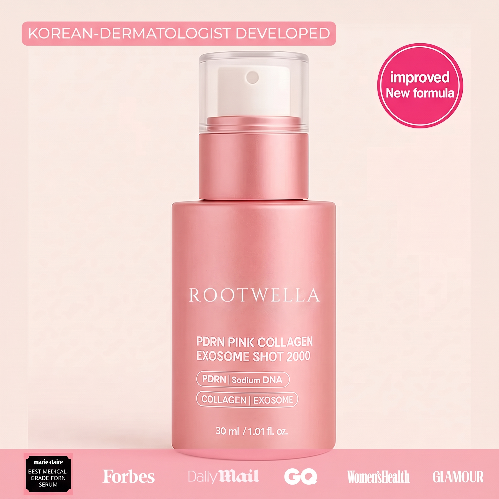 PDRN Pink Collagen Exosome Shot Serum