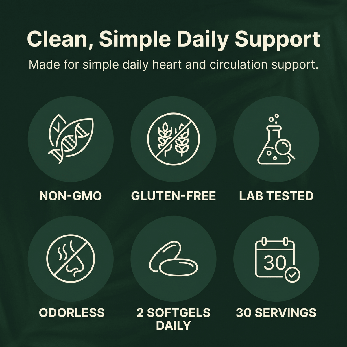 Keep Your Blood Flowing Smoothly with Aged Garlic + CoQ10 (1,200mg)