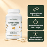 Support Firmer Erections & Lasting Stamina with Nattokinase (10,000 FU)